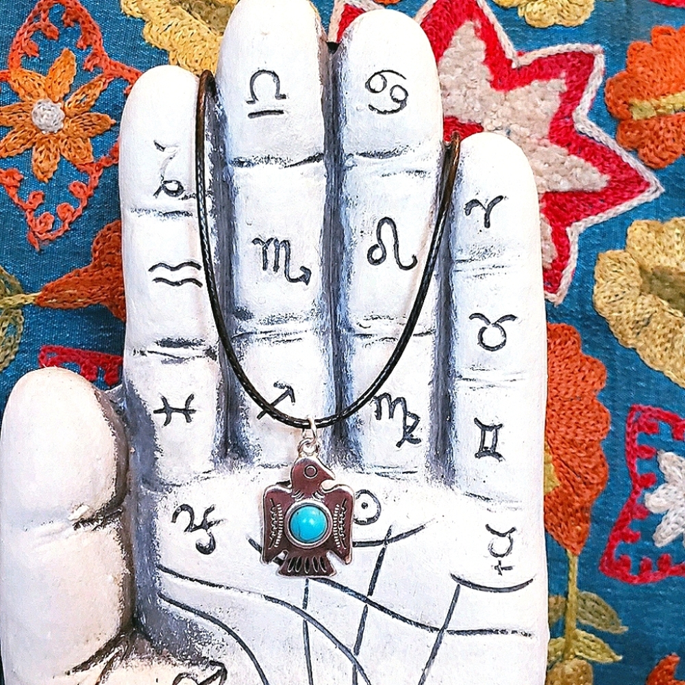 Necklace Thunderbird Howlite Charm Necklace NWT Strength